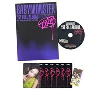 BABYMONSTER - BABYMONSTER - 1st Full Album [DRIP] (ZIP LOCK Ver.) Zip Lock + CD + Photobook + Seflie Photocards + Hang Tag + 4 Extra Photocards