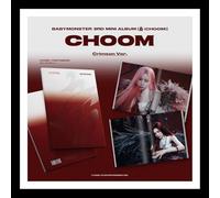 BABYMONSTER - BABYMONSTER [CHOOM] 3rd Mini Album (Versión CRIMSON) K-POP SEALED + Tarjeta de fotos de regalo