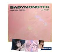 BABYMONSTER CHOOM - 3er mini álbum [Ahyeon Jewel Ver.] CD + libro de fotos + juego de tarjetas fotográficas selfie + calcomanías + estuche para joyas