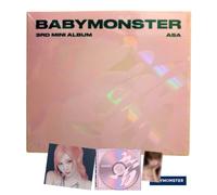 BABYMONSTER CHOOM - 3er mini álbum [ASA Jewel Ver.] CD + libro de fotos + juego de tarjetas fotográficas + pegatinas + estuche para joyas