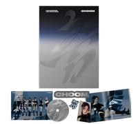 BABYMONSTER - CHOOM 3rd Mini Album (Metallic Ver.) Mini Poster + CD + Cover + Stickers + Photobook + Logo Tag + 4 Extra Photocards Official K-POP Sealed Album
