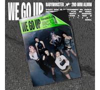 BABYMONSTER - We Go Up - We Version - incl. 72pg Photobook, Folded Poster, 6 Selfie Photocards, Inclusion Envelope, 2 Logo Stickers + Photo Sticker