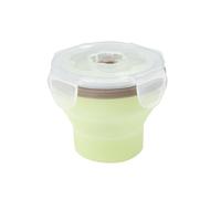 Babymoov A004401 - Contenedor de silicona, 240 ml, color verde y topo