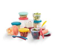 Babymoov Babybols Pack de contenedores de conservación y cucharas (3 x 120 ml + 3 x 180 ml + 6 x 250 ml + 3 cucharas), Multiset
