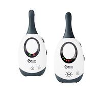 Babymoov Babyphone Simply Care Audio con función VOX, doble alarma y 2 adaptadores, alcance 300 m, Gris