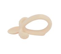 Babymoov Cuchara de silicona y anillo de dentición - A partir de 4 meses - Ideal para la diversificación alimentaria - Alivia el dolor de la dentición - Mango ergonómico - Apto para el lavavajillas