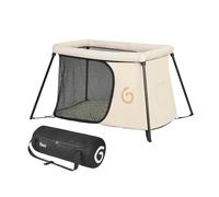 Babymoov Cuna Moov & Sleep, compacta y ligera (<5kg), Rápida de montar y plegar, Desde el nacimiento hasta los 4 años, Convertible en zona de juegos, Confortable, Densidad del colchón de 25kg/ms