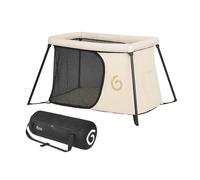 Babymoov Cuna Moov & Sleep, compacta y ligera (<5kg), Rápida de montar y plegar, Desde el nacimiento hasta los 4 años, Convertible en zona de juegos, Confortable, Densidad del colchón de 25kg/ms