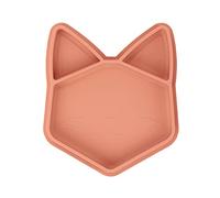 Babymoov Plato compartimentado de silicona ISY PLATE Zorro terracota de Babymoov