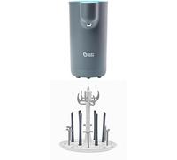 Babymoov Preparador de biberones instantáneo Milky Now & Escurridor de biberones compacto - Calienta y mantiene caliente hasta 6 horas - Hasta 12 biberones