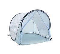 Babymoov Tienda anti-UV alta protección solar 50+ para bebé, con mosquitera con cremallera, tienda grande de playa, sistema pop-up, Blue Waves