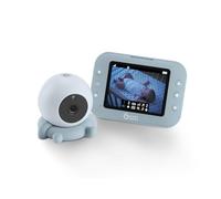 Babymoov Vigilabebés inalámbrico con cámara YOO Roll - Baterías recargables - Autonomía de 10 h - Pantalla de 3,5" de calidad por infrarrojos -Canciones de cuna -Alcance de 300 m -Garantía de por vida