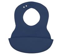 Babyono Babero con bolsillo y cierre ajustable, color azul