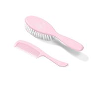 BabyOno - Cepillo y peine para el pelo para niños y bebés, color rosa