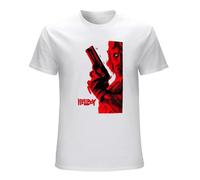BabyPaper Hellboy Movie100% Cotton Mens T-Shirt White XL