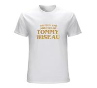 BabyPaper Short Sleeve Written and Directed by Tommy Wiseau Mens Shirt Unisex Funny Movies Shirt White M
