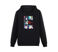 BabyPaper The Breakfast Club Hommes 80'S Film Haute Film Classique Culte Hoodies Pullover Long Sleeve Hoodies Hoody Sweatshirts Black, Negro , S