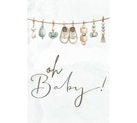 Babyparty Gästebuch: Erinnerungsbuch für Babyshower zum Ausfüllen mit Rätselfragen, Wünschen und Platz für Fotos, Oh Baby Buch