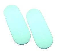 BabyPrem Bebé 2 Sábanas Bajeras de Algodón Moisés Cuna Capazo 77 x 38 cm 2 Aguamarina