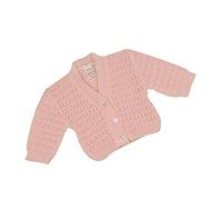 Babyprem Bebé Cárdigan Rebeca Chaqueta de Punto Ropa Encaje Niñas 68-74cm Rosa
