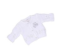 Babyprem Bebé Cárdigan Rebeca Chaqueta de Punto Ropa Oso Niños Niñas 50-56cm Blanco