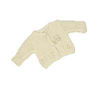 Babyprem Bebé Cárdigan Rebeca Chaqueta de Punto Ropa Oso Niños Niñas 62-68cm Crema