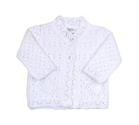 Babyprem Bebé Prematuro Cárdigan Rebeca Chaqueta de Punto Ropa Encaje Niñas Niños 38-44cm Blanco