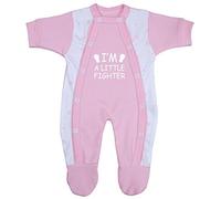Babyprem Bebé Prematuro Pijama Mameluco Ropa Niñas Little Fighter 32-38cm Rosa