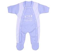 Babyprem Bebé Prematuro Pijama Mameluco Ropa Niños Little Fighter 38-44cm Azul