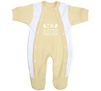 Babyprem Bebé Prematuro Pijama Mameluco Ropa Niños Niñas Little Fighter 32-38cm LIMÓN