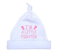 Babyprem Bebé Prematuro Sombrero Ropa de Algodón Niñas Little Fighter 38-44cm
