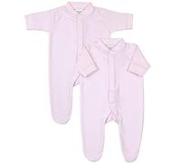 BabyPrem Paquete de 2 pijamas rosas prematuros, rosa, 44-50