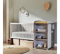 BABY PRICE - Cama combinada (120 x 60 cm, escalable, 90 x 190 cm), madera