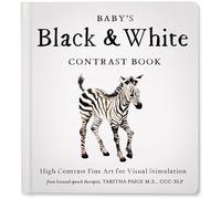 Baby's Black and White Contrast Book: High-Contrast Art for Visual Stimulation at Tummy Time: 4 (Our Little Adventures Series)