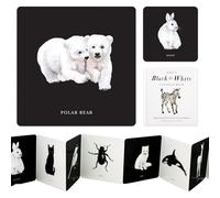 Baby's Black and White Contrast Book: High-Contrast Art for Visual Stimulation at Tummy Time: 4 (Our Little Adventures Series)