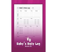 Baby's Daily Log Book A5: Track Feeding, Sleep and Milestones for Newborns | Baby Care log and Memory Keepsake