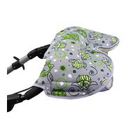 Babys-Dreams Manoplas para empujar carro de bebé, hechas de lana de cordero, calienta tus manos, con diseño de lechuzas, 13 colores distintos $11