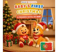 Baby's First Christmas - Natal: English-Portuguese Bilingual Book | Ages 0-3: 32 Christmas Things & Words in English & Portuguese - Adorable Clay Art Christmas for Babies and Toddlers