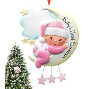 Baby's First Christmas Ornament, Christmas Tree Pendant, Resin Pendant, Christmas Tree Ornaments, Festival Holiday Decorations, Baby's First Christmas Decoration, Cute Holiday Ornament