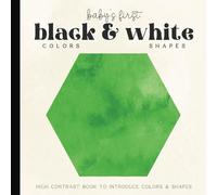 Baby's First Shapes Picture Book: Black and White Watercolor High-Contrast Story for Newborns - 12 Month Old to Introduce Color | Images for Visual ... 6 x 6 inches (Baby's First Nursery Books Set)