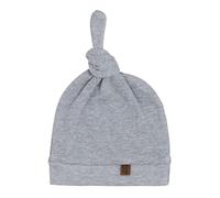Baby's Only - Gorro de botón Melange - Gris - 0-3 Meses - 100% algodón orgánico