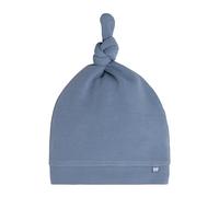 Baby's Only - Gorro de botón Pure - Vintage Blue - 0-3 Meses - 100% algodón orgánico