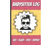 Babysitter Log Notebook for Baby Girl - Vintage Pink Yellow Rose: Daily Tracker for Feeding, Sleep, Diapers & Notes - A Thoughtful Gift for Newborn Girls & First-Time Parents