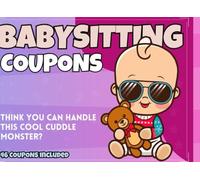 BABYSITTING Coupons:: Funny Gift For Babyshower, New Baby on Board, Perfect Idea For New Parents, Give A Break to New Mom and New Dad