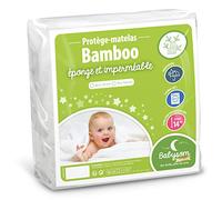 Babysom - Protector Colchón Cuna | Cubre Colchón Bebé - Bambú - 60x120 cm - Impermeable - Antiácaros - Suave y Natural - Antiasfixia - Transpirable