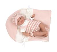 Babyto elegance 35 cm. rosa c/manta