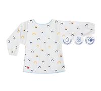 BabyToLove Blusa impermeable Delantal Babero bebé | Mantiene la ropa limpia | Comidas y actividades creativas | Rainbow