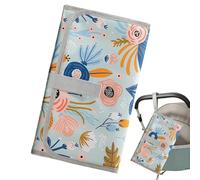 Babyy Changing Pad - 35 x 20 x 1 cm Foldable Changing Station, 1 x Diaper Mat for Babiies | Diaper Mat With Wipes Pocket, Foldable Stroller Accessories For Hospital, Camping, Daycare, Nursery