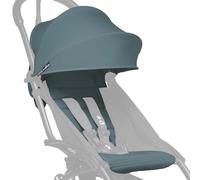 BABYZEN YOYO Pack 6+ Color, Aqua - Solo Textiles: Cojín del asiento, capota a juego y bolsillo trasero con cremallera - Requiere el Chasis YOYO2 (se vende por separado)