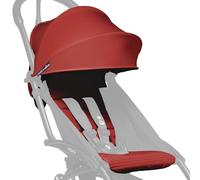 BABYZEN YOYO Pack 6+ Color, Red - Solo Textiles: Cojín del asiento, capota a juego y bolsillo trasero con cremallera - Requiere el Chasis YOYO2 (se vende por separado)